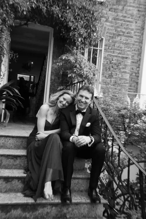Guests on the steps at The Boltons, May 2025